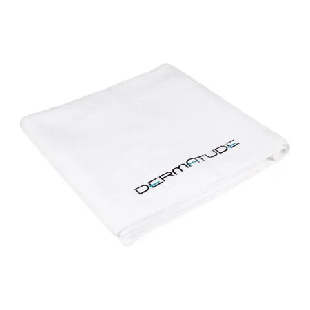 Handdoek wit met logo 50x100 cm