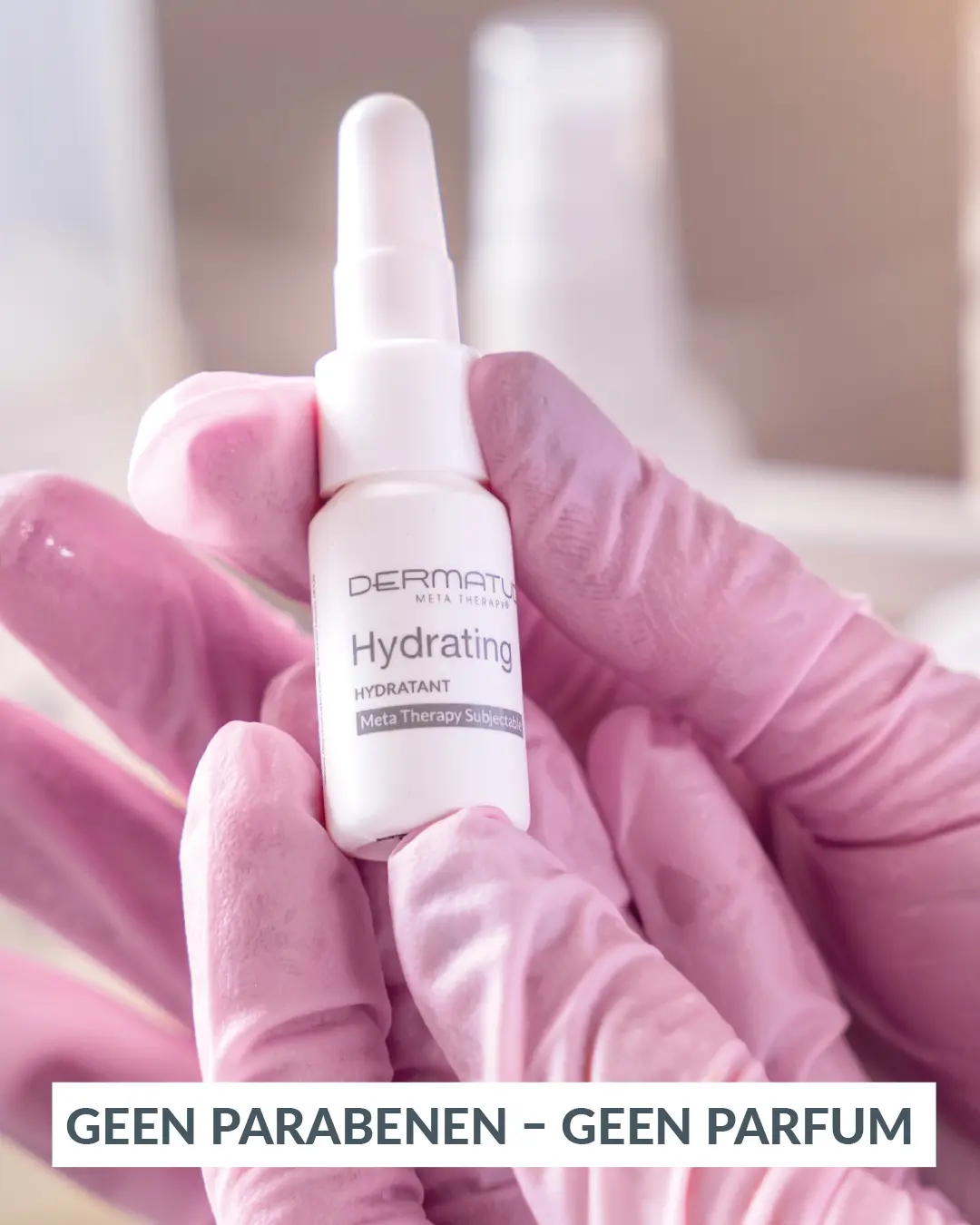 Dermatude Meta Therapy ei sisällä parabeeneja eikä hajusteita