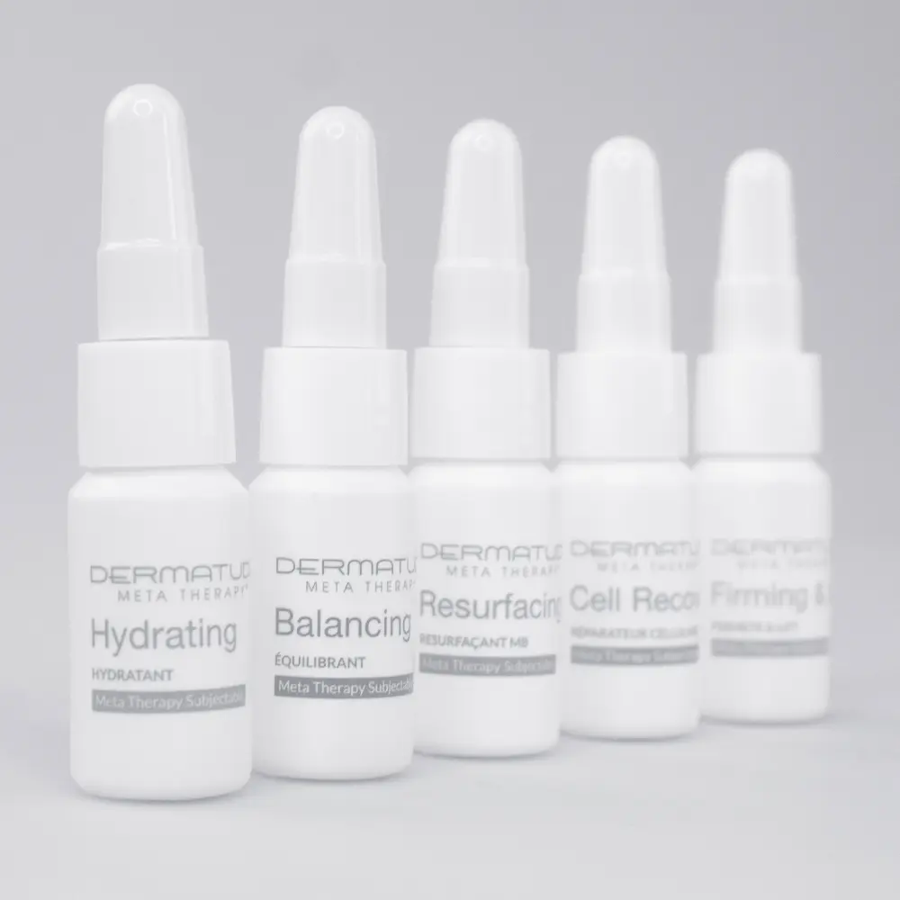 Dermatude subjectables bottles at a glance